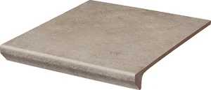 Ступень Paradyz Viano Beige Stair Tread Nose 30x33 матовая
