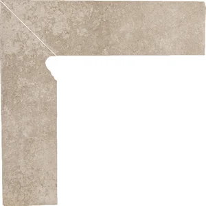 Бордюр Paradyz Viano Beige Stair Tread Skirting Board Left 8,1x30 матовый
