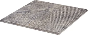 Ступень Paradyz Viano Grys Corner Stair Tread 30x30 матовая