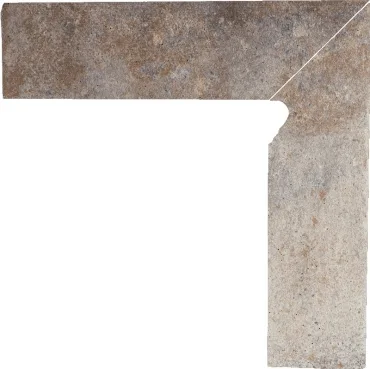 Бордюр Paradyz Viano Grys Stair Tread Skirting Board Right 8,1x30 матовый