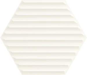 Плитка Paradyz Woodskin Bianco Heksagon Struktura B Sciana 17,1x19,8 структурированная
