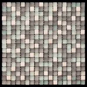 Мозаика Natural Mosaic Pastel PST-009 (Стекло Мрамор) 29,8x29,8 глянцевая