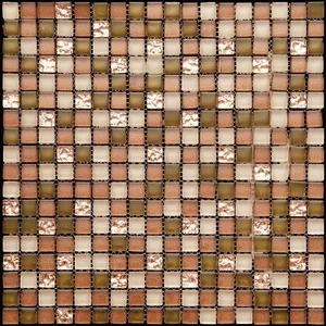 Мозаика Natural Mosaic Pastel PST-030 (Стекло Мрамор) 29,8x29,8 глянцевая