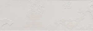 Керамогранит Mutina Patchwork relief Bianco PUBP01 18x56,4 матовый