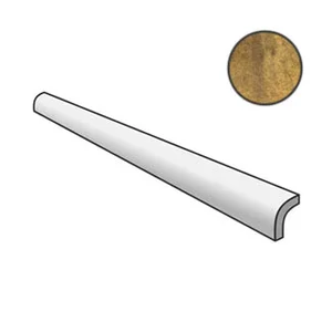 Бордюр Equipe Pencil Bullnose Artisan Gold 24503 3x15 глянцевый