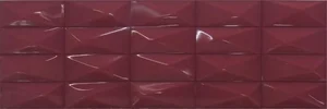 Плитка Ibero Perlage Claire Amarante 25x75 глянцевая