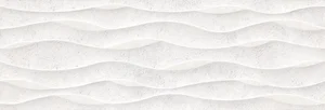 Плитка Peronda 34814 Ground White Decor 33,3x100 Bn-66 рельефная