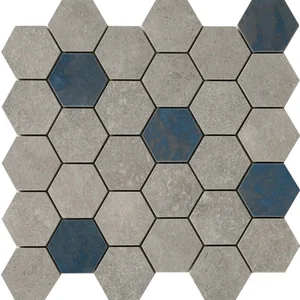 Мозаика Peronda D.Grunge Grey Hexa/AS/28,3X29,4/C 27958 28,3x29,4 матовая