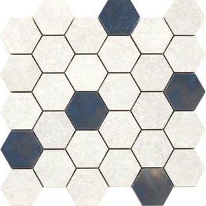 Мозаика Peronda Grunge Floor White hexa As 28,3x29,4 матовая