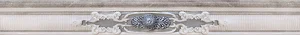 Бордюр Kerasol Persia Cenefa Gris 10x90 глянцевый