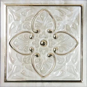 Декоративный элемент Monopole Petra Armonia Gold A 15x15 глянцевый