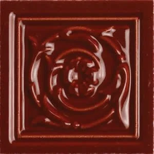 Вставка Petracers Tozzetto Bordeaux 8x8 глянцевая