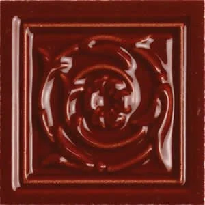 Вставка Petracers Tozzetto Bordeaux 8x8 глянцевая