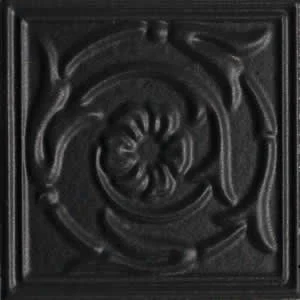 Вставка Petracers Tozzetto Nero 8x8 глянцевая