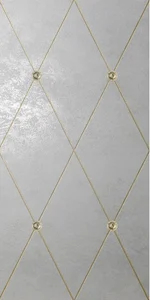 Декоративный элемент Petracers Ad Maiora Rhombus Fregio Platino Beige 50x100 матовый