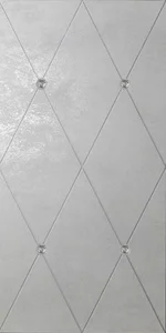 Декоративный элемент Petracers Ad Maiora Rhombus Fregio Platino Perla 50x100 матовый