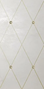 Декоративный элемент Petracers Ad Maiora Rhombus Fregio Swarovsky Oro Beige 50x100 матовый