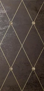 Декоративный элемент Petracers Ad Maiora Rhombus Fregio Swarovsky Oro Moro 50x100 матовый