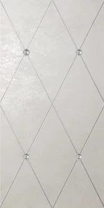 Декоративный элемент Petracers Ad Maiora Rhombus Fregio Swarovsky Platino Beige 50x100 матовый