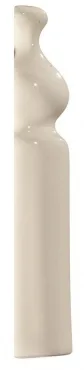Спецэлемент Petracers Capitonne Spigolo Base Bianco 2,6x12 глянцевый