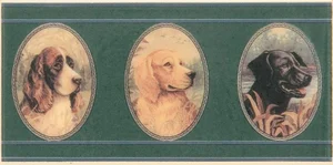 Бордюр Petracers Grand Elegance Dogs 10x20 глянцевый