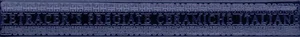 Бордюр Petracers Grand Elegance Sigaro Blu Con Griffe E Cornice 2,5x20 глянцевый