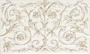 Бордюр Petracers Grand Elegance Unicorni Panna B 12,5x20 глянцевый