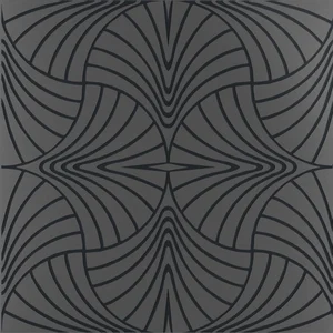 Керамогранит Petracers Swing Piuma Silver Sterling Su Nero Matt S PIUMA 23-20 60x60 матовый