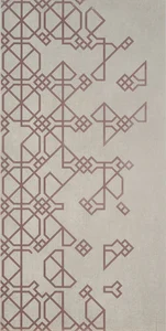 Декоративный элемент Petracers Sartoria Geometria A Rossomarsala 50x100 матовый