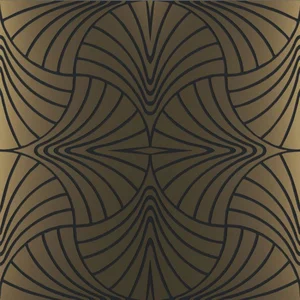 Керамогранит Petracers Piuma Ottone Su Fondo Nero Matt S PIUMA 22-20 60x60 матовый