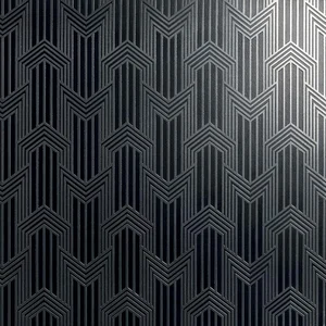 Керамогранит Petracers Swing Geometria Silver Sterling Su Nero Matt S GEOMETRIA 23-20 60x60 матовый