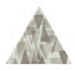 Декоративный элемент Petracers Triangolo Impressioni Grigio 17x17 глянцевый
