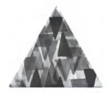 Декоративный элемент Petracers Triangolo Impressioni Nero 17x17 глянцевый