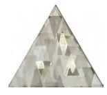 Triangolo Impressioni Platino su Grigio