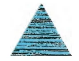 Декоративный элемент Petracers Triangolo L'Arte Azzurro 17x17 глянцевый