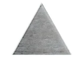 Декоративный элемент Petracers Triangolo L'Arte Platino 17x17 глянцевый