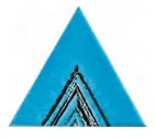 Декоративный элемент Petracers Triangolo Lei Azzurro 17x17 глянцевый