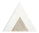 Декоративный элемент Petracers Triangolo Lei Platino 17x17 глянцевый