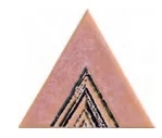 Декоративный элемент Petracers Triangolo Lei Rosa 17x17 глянцевый