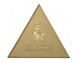 Triangolo Logo su Oro Matt