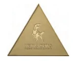 Декоративный элемент Petracers Triangolo Logo su Oro Matt 17x17 матовый