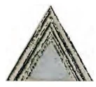 Декоративный элемент Petracers Triangolo Lui Grigio 17x17 глянцевый