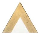 Декоративный элемент Petracers Triangolo Lui Oro 17x17 глянцевый
