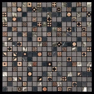 Мозаика Natural Mosaic Pharaoh CPR-1505 (Мрамор Агломерат) 29,8x29,8 глянцевая