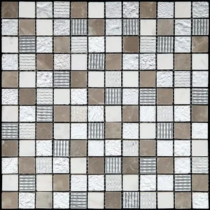 Мозаика Natural Mosaic Pharaoh CPR-2301 (DSA-2301) (Мрамор Агломерат) 29,8x29,8 глянцевая