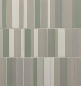 Керамогранит Mutina Piano Gris Vert BOPI05 7,5x30 матовый