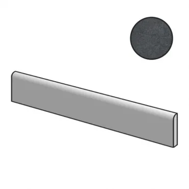 Бордюр Piemme Concrete Batt Black N/R 01533 8x80 матовый