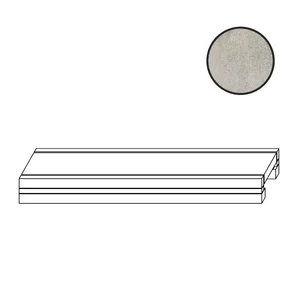 Спецэлемент Piemme Concrete Griglia Scolo Warm Grey Grip/R 20mm 03214 30x60 противоскользящий