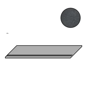 Ступень Piemme Concrete Step Black Nat 01011 30x60 матовая