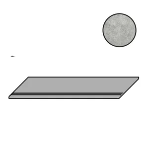 Ступень Piemme Concrete Step Light Grey Nat 01008 30x60 матовая